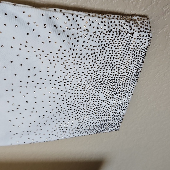 Soft Surroundings White Dazzle Denim Metro legging - Picture 8 of 11